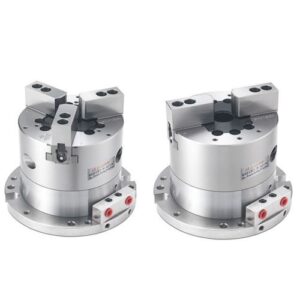 MEL,MELT 2, 3-Jaw Crank Type Long Jaw Stroke Hollow Power Chuck Fixtures